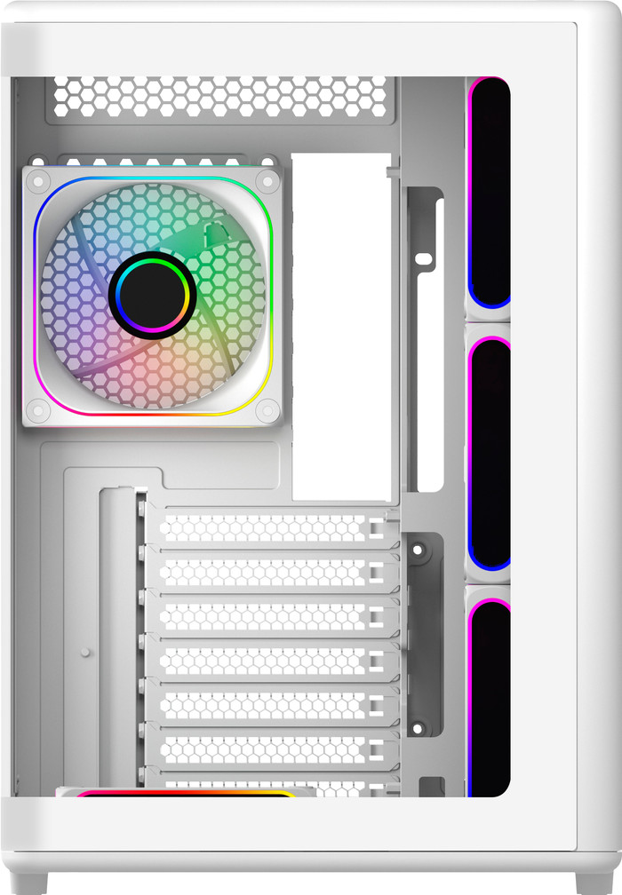 Cooler Master Elite 600 Wit ARGB voorkant