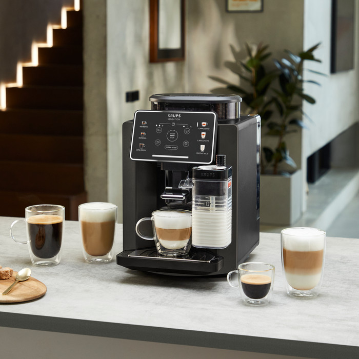 Krups Sensation Milk M50 EA9129 product in gebruik