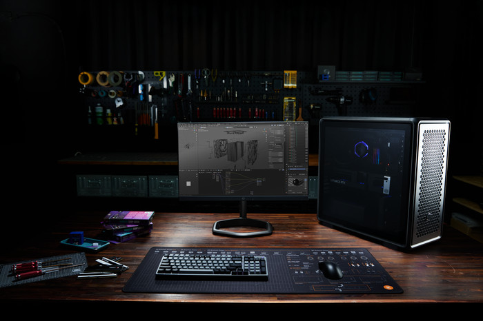 Cooler Master MasterFrame 600 Zwart product in gebruik