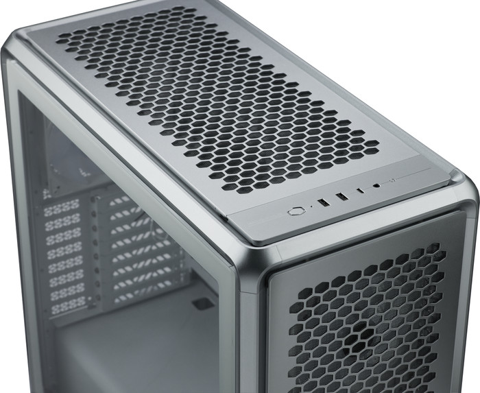 Cooler Master MasterFrame 600 Zilver bovenkant