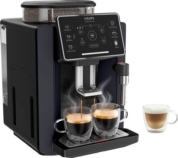 Krups Sensation EA910B linkerkant