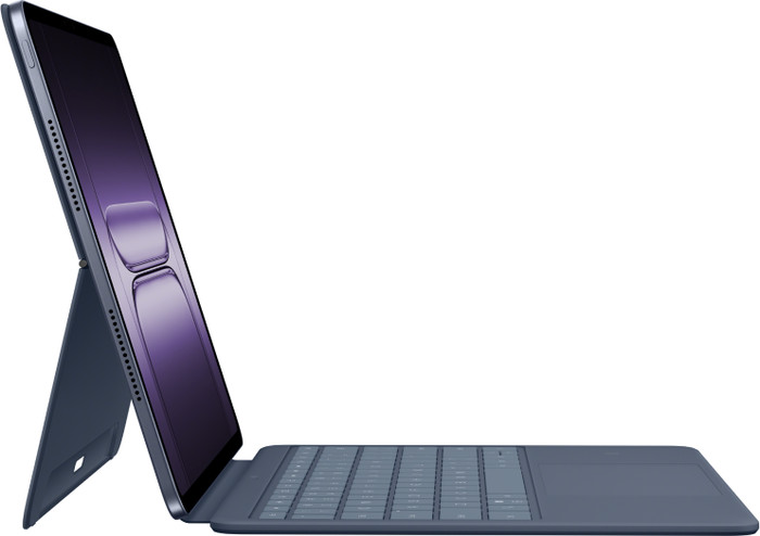 OnePlus Pad 3 Toetsenbord Hoes QWERTY Blauw linkerkant