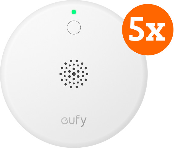 Eufy Détecteur de Fumée E10 Lot de 5 Main Image