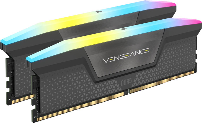 CORSAIR Vengeance RGB 64 Go (2 x 32 Go) DDR5 DIMM 6000 MT/s CL40 XMP côté droit