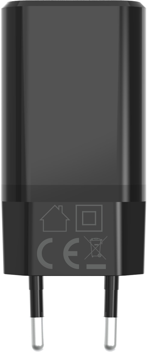 BlueBuilt Chargeur Power Delivery + Quick Charge avec 3 Ports USB 65 W Noir avant