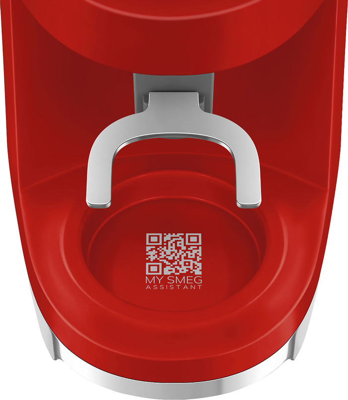 SMEG CGF03RDEU Rouge détail