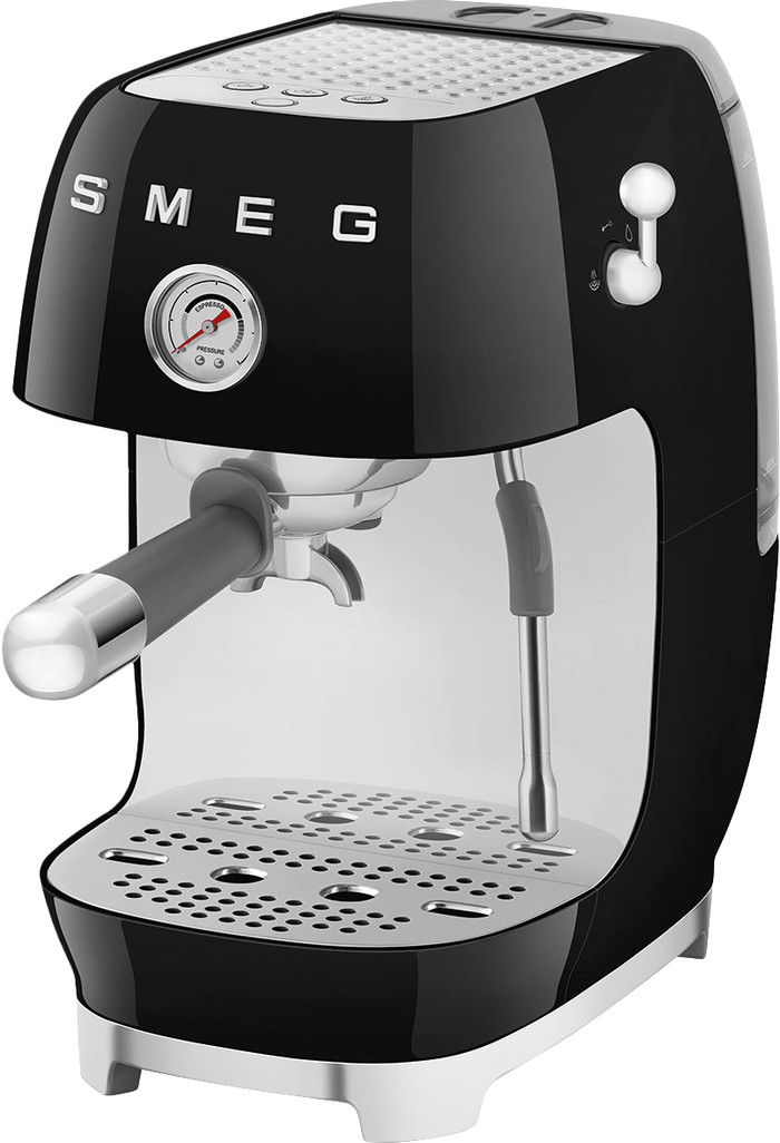SMEG ECF03BLEU Noir côté droit