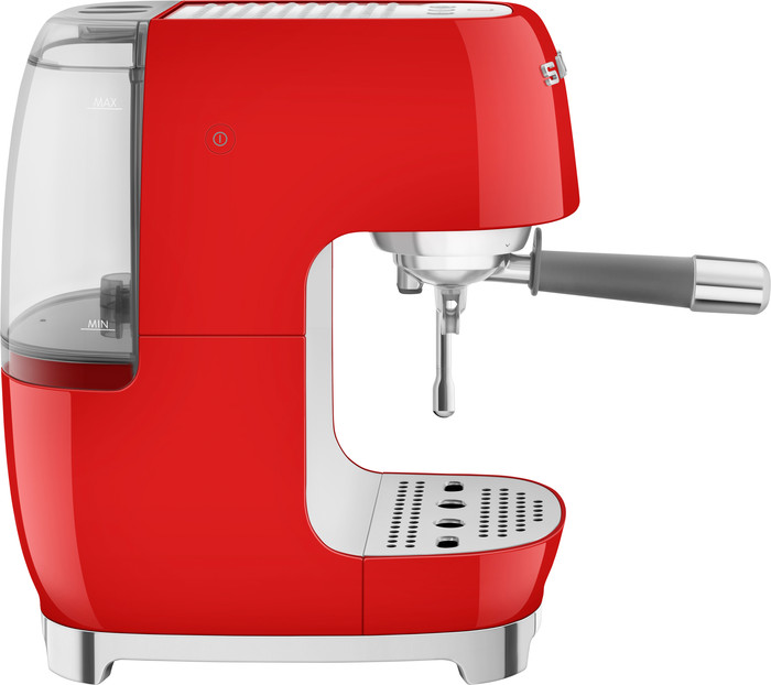 SMEG ECF03RDEU Rouge côté gauche