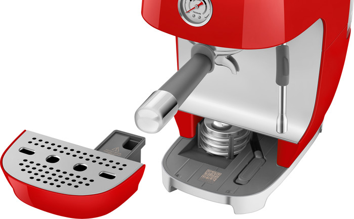 SMEG ECF03RDEU Rouge détail