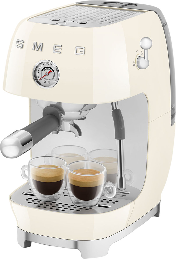 SMEG ECF03CREU Crème côté gauche