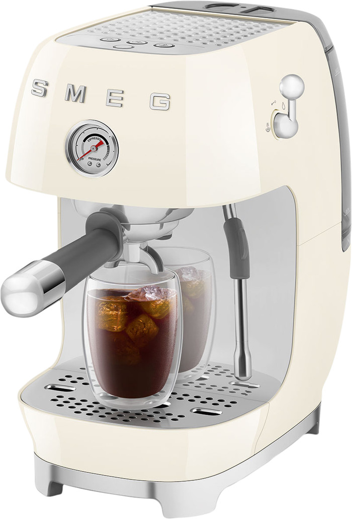 SMEG ECF03CREU Crème côté gauche