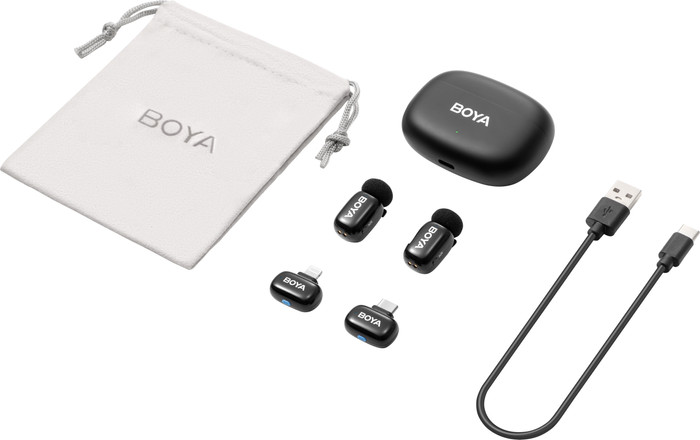 Boya Mini 2 Zwart voor Usb C en Lightning Main Image