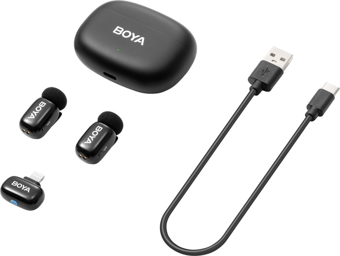 Boya Mini 2 Zwart voor Lightning Main Image