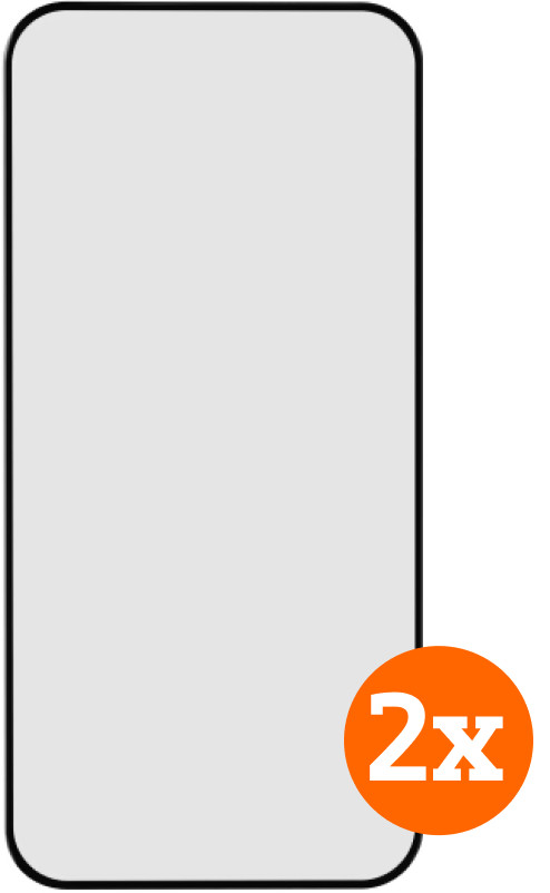 BlueBuilt Apple iPhone 17 Pro Max Screenprotector Glas Duo Pack Main Image