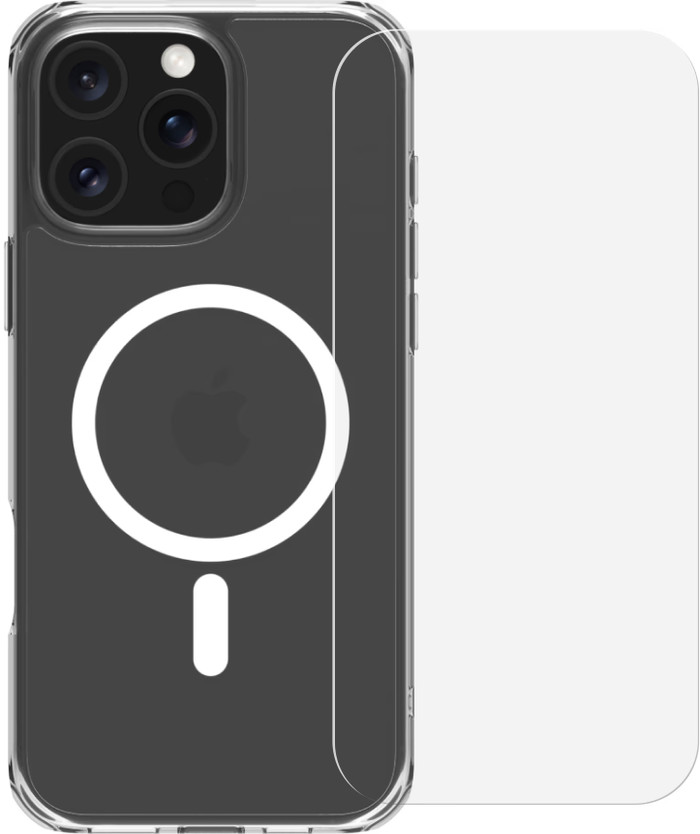 BlueBuilt Protective Back Cover met MagSafe iPhone 16 Pro Max + Screenprotector Glas Main Image