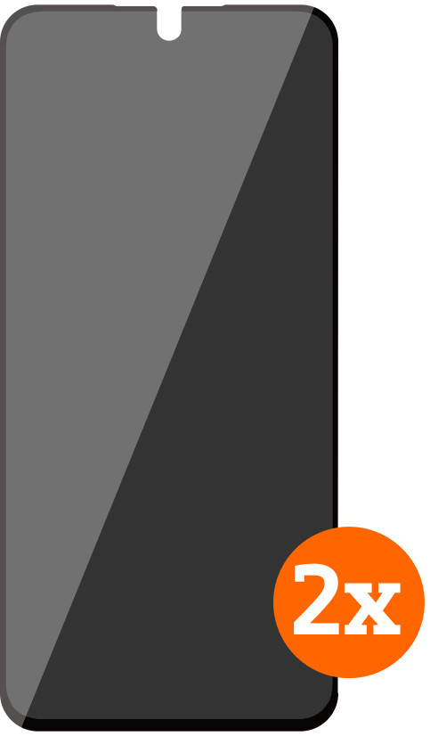 BlueBuilt Samsung Galaxy S25 Privacy Filter Screenprotector Glas Duo Pack Main Image