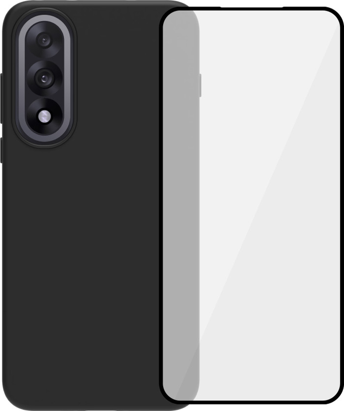 BlueBuilt OnePlus Nord 5 Back Cover Zwart + Screenprotector Glas Main Image