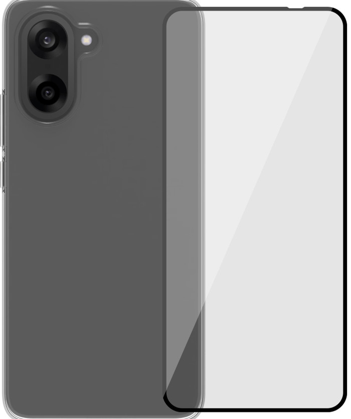 BlueBuilt Oneplus Nord CE 5 Back Cover Transparant + Screenprotector Glas Main Image