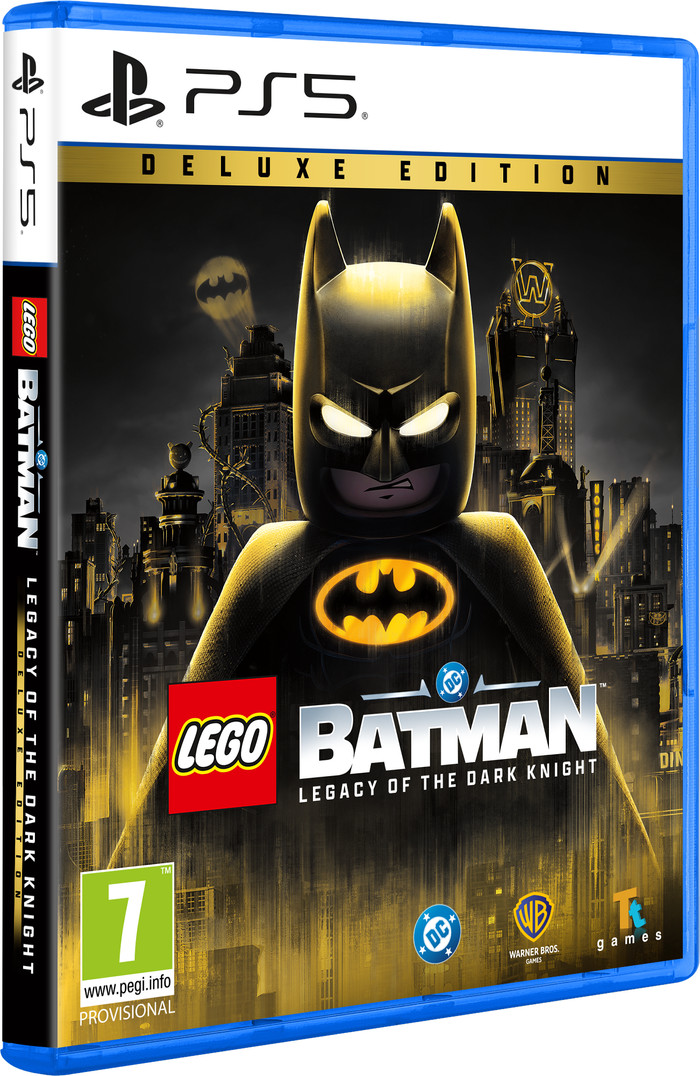 LEGO Batman : l'Héritage du Chevalier Noir Deluxe Edition PS5 emballage