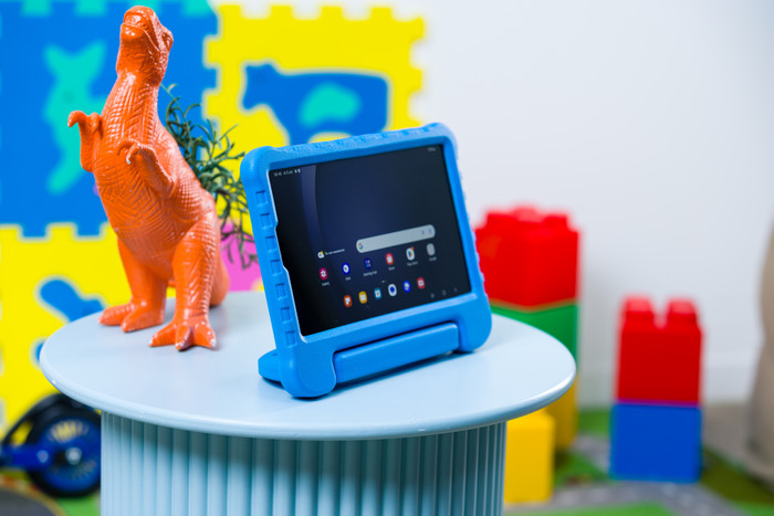 Samsung Galaxy Tab A9 8,7 Pouces 64 Go Wifi Gris + BlueBuilt Kids Cover Bleu produit à l'usage