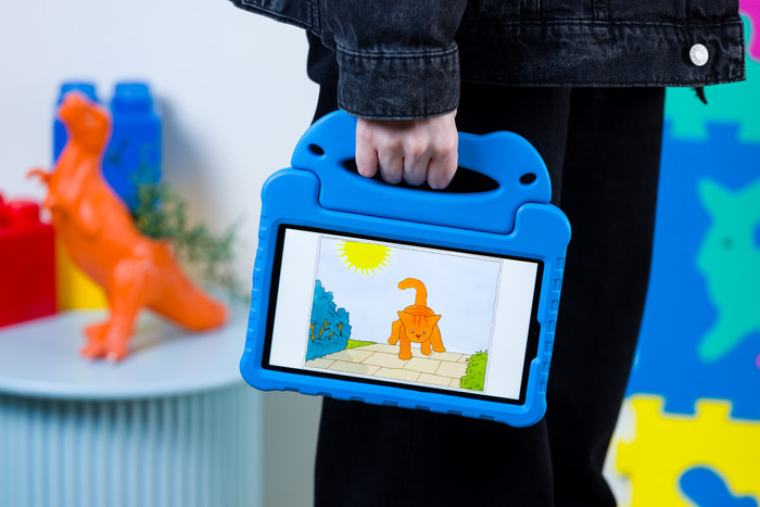 Samsung Galaxy Tab A9 8,7 Pouces 64 Go Wifi Gris + BlueBuilt Kids Cover Bleu produit à l'usage