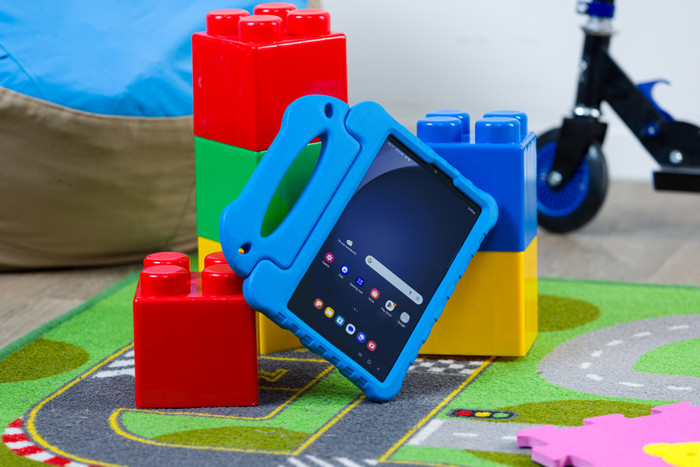 Samsung Galaxy Tab A9 8,7 Pouces 64 Go Wifi Gris + BlueBuilt Kids Cover Bleu produit à l'usage