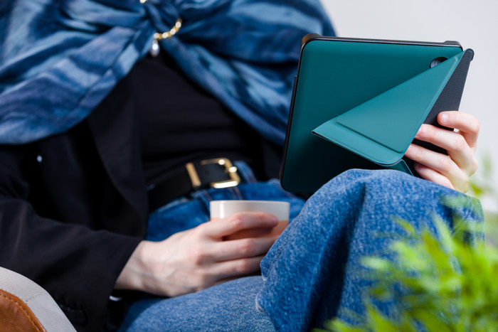 BlueBuilt Kobo Libra Colour Book Case Vert produit à l'usage