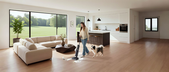 Tineco i6 Stretch Plus product in gebruik