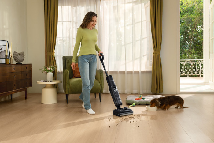 Tineco S7 Stretch product in gebruik