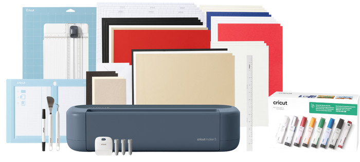 Cricut Maker 5 Essential + Materials Pack bundle Main Image