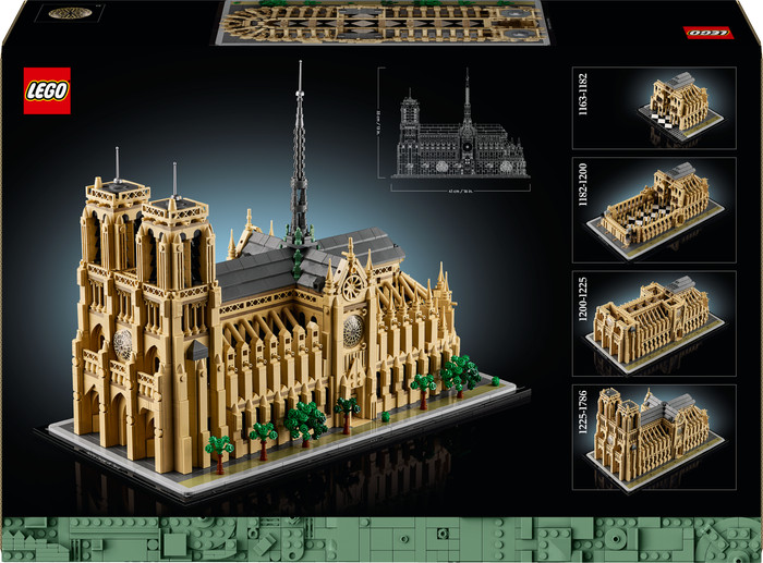 LEGO Architecture Notre-Dame van Parijs 21061 verpakking