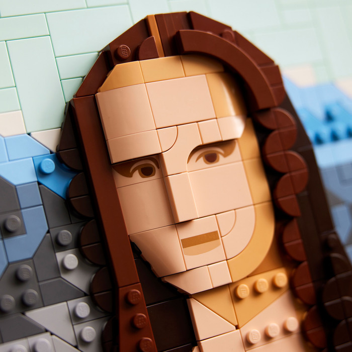 LEGO Art Mona Lisa 31213 product in gebruik