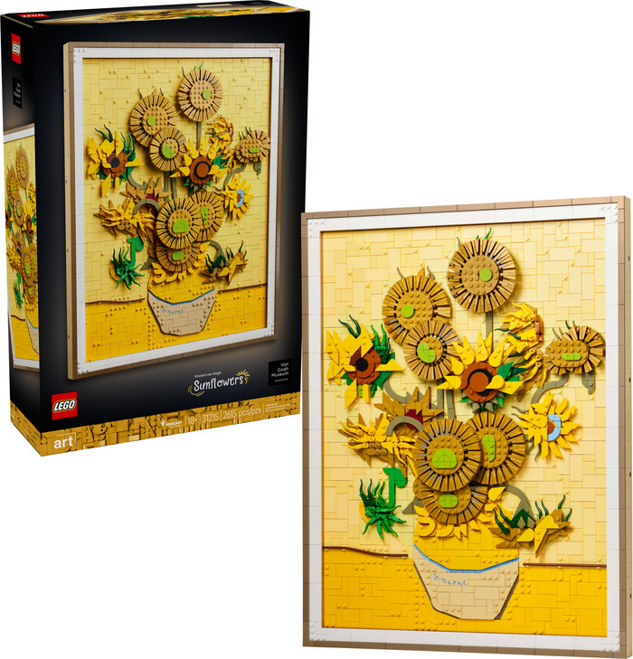 LEGO Art - Vincent van Gogh - Les Tournesols 31215 côté droit