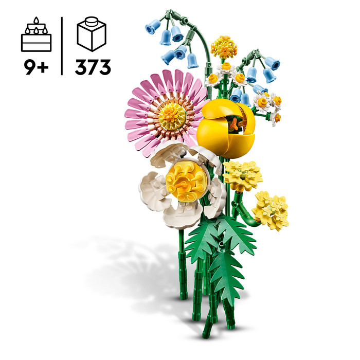 LEGO Botanicals Klein Zomers Boeket 10347 product in gebruik