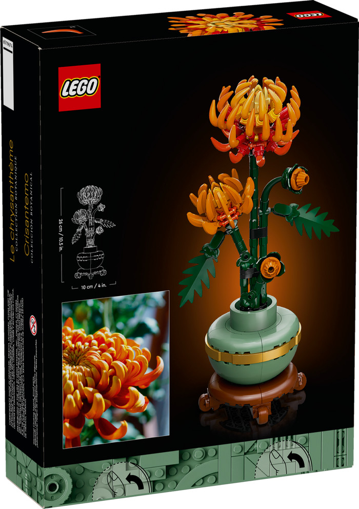 LEGO Botanicals Chrysant 10368 verpakking
