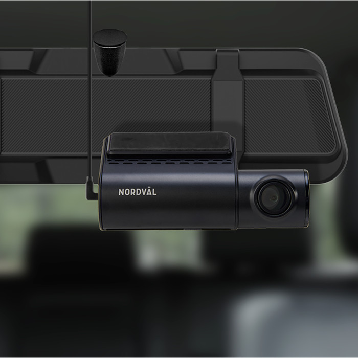 Nordval DC101-2K Dashcam product in gebruik