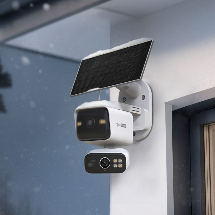 TP-Link Tapo C645D Solar Kit product in gebruik