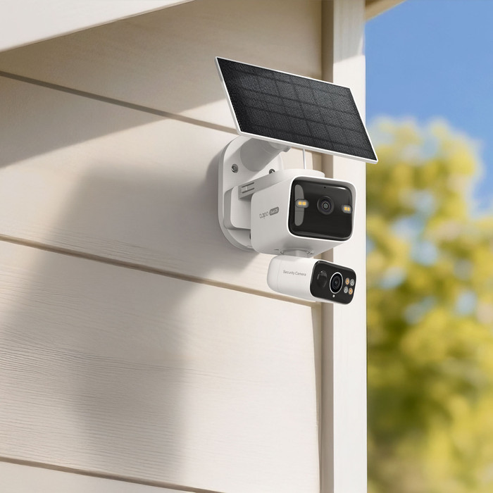 TP-Link Tapo C645D Solar Kit product in gebruik