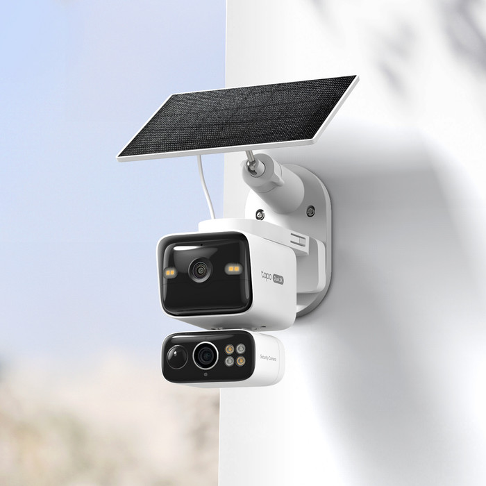 TP-Link Tapo C645D Solar Kit product in gebruik