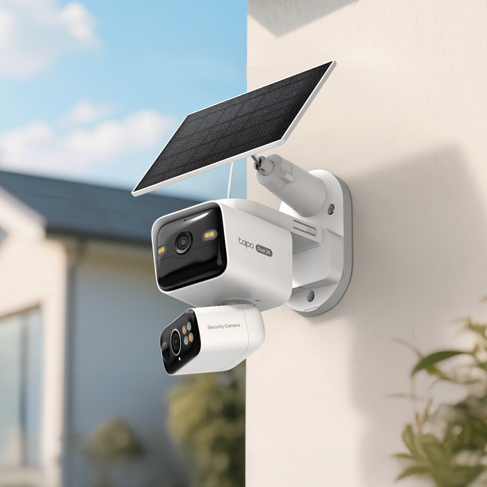 TP-Link Tapo C645D Solar Kit product in gebruik