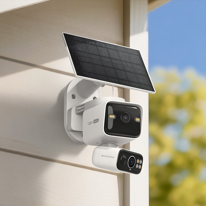 TP-Link Tapo C645D Solar Kit product in gebruik