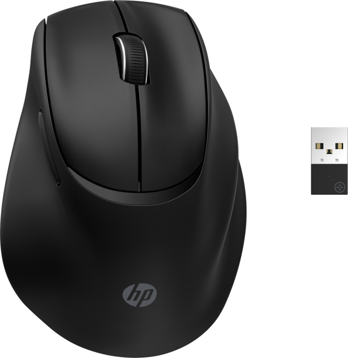 HP Souris Ergonomique Inclinable 720M Noir dessus