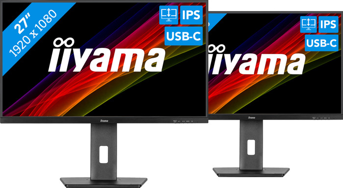 Iiyama Prolite XUB2797HSN-B2 Duo Pack Main Image