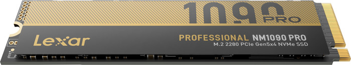 Lexar Professional NM1090 PRO PCIe 5.0 M.2 SSD 1TB onderkant