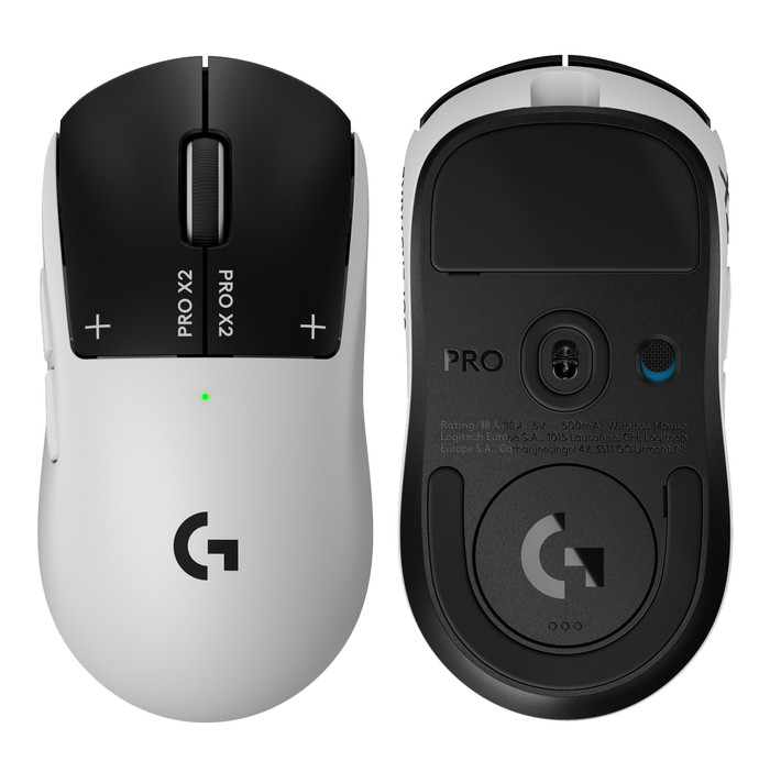 Logitech G PRO X2 Superstrike Lightspeed Draadloze Gaming Muis bovenkant