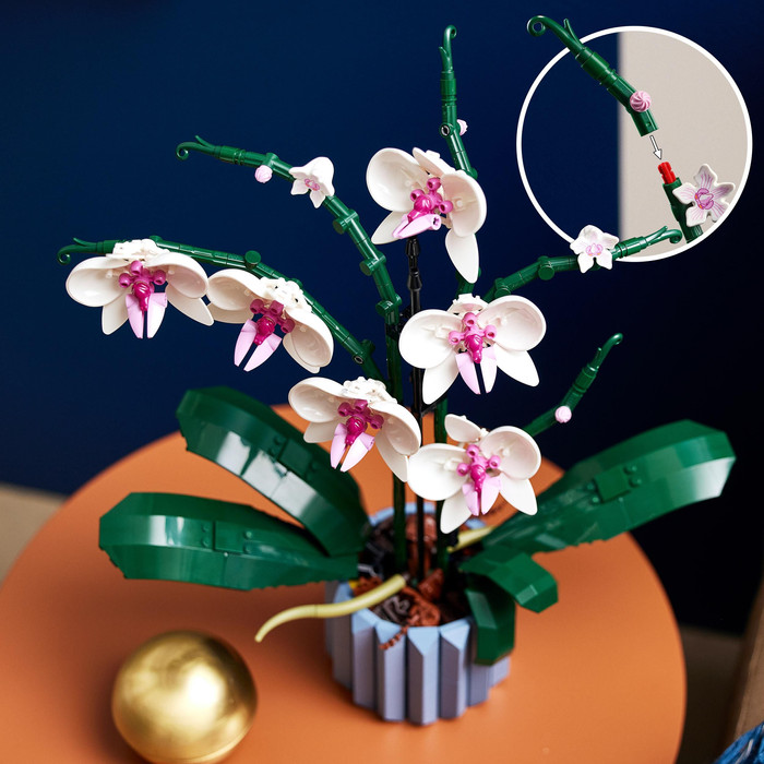 LEGO Botanicals Orchid 10311 product in use