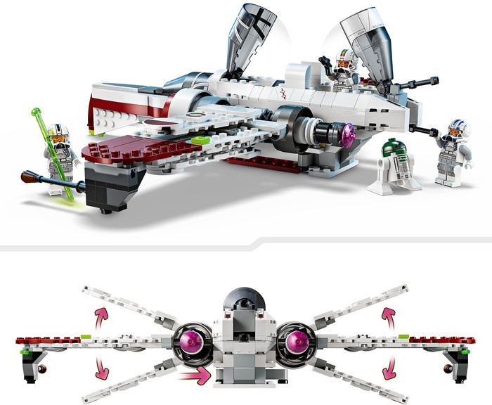 LEGO Star Wars Le Chasseur ARC-170 75402 produit à l'usage