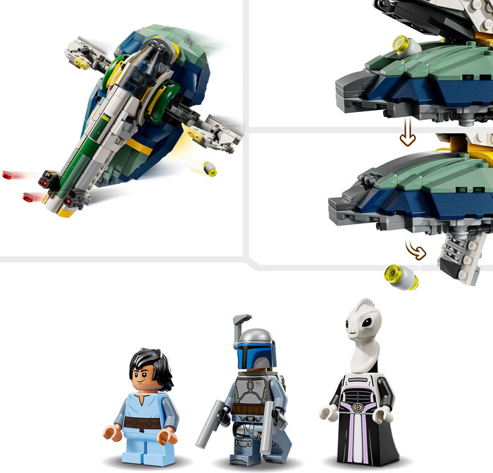 LEGO Star Wars - Le Vaisseau de Jango Fett 75433 produit à l'usage