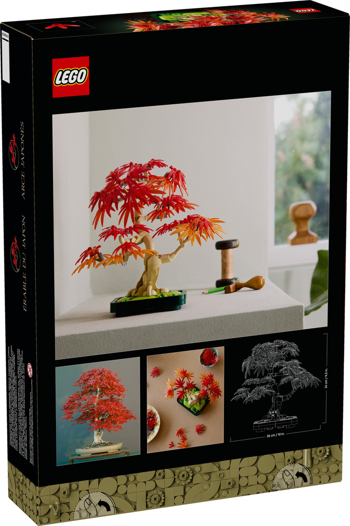LEGO Botanicals Japanese Red Maple Bonsai Tree 10348 packaging