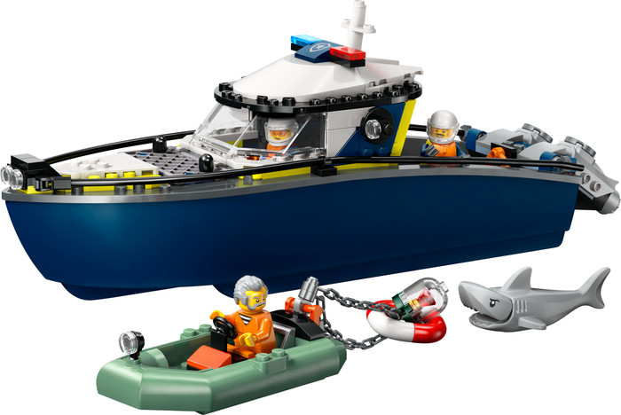 LEGO City Achtervolging met Politieboot 60456 Main Image